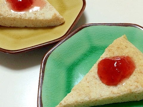 ◎炊飯器でお豆腐ケーキ